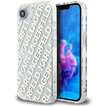 Karl Lagerfeld IML Repeat Logo iPhone 16e tok, arany