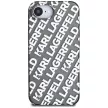 Karl Lagerfeld IML Repeat Logo iPhone 16e tok, ezüst