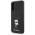 Karl Lagerfeld HC Ikonik Fixed Glitter Ikonik Logo Metal Pin Case Samsung Galaxy A56 tok, fekete