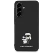 Karl Lagerfeld Saffiano w/ K&C Metal Logo Samsung Galaxy A36 tok, fekete