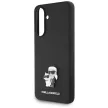 Karl Lagerfeld Saffiano w/ K&C Metal Logo Samsung Galaxy A36 tok, fekete