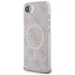 Guess HC MagSafe PU 4G Ring Classic Logo Case iPhone 16e tok, rózsaszín
