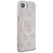 Guess HC MagSafe PU 4G Ring Classic Logo Case iPhone 16e tok, rózsaszín