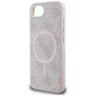 Guess HC MagSafe PU 4G Ring Classic Logo Case iPhone 16e tok, rózsaszín
