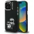 Karl Lagerfeld Silicone Karl&Choupette Sketch MagSafe iPhone 16 Pro Max tok, fekete