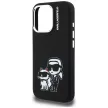 Karl Lagerfeld Silicone Karl&Choupette Sketch MagSafe iPhone 16 Pro Max tok, fekete