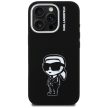 Karl Lagerfeld Silicone Karl Sketch MagSafe iPhone 16 Pro Max tok, fekete