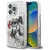 Karl Lagerfeld Liquid Glitter Choupette Logo iPhone 16 Pro Max tok, átlátszó