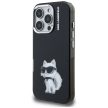 Karl Lagerfeld IML Aquarelle Choupette & Logo iPhone 16 Pro tok, fekete