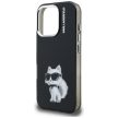 Karl Lagerfeld IML Aquarelle Choupette & Logo iPhone 16 Pro tok, fekete
