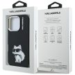 Karl Lagerfeld IML Aquarelle Choupette & Logo iPhone 16 Pro tok, fekete