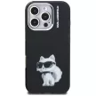 Karl Lagerfeld IML Aquarelle Choupette & Logo iPhone 16 Pro Max tok, fekete