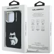 Karl Lagerfeld IML Aquarelle Choupette & Logo iPhone 16 Pro Max tok, fekete