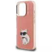 Karl Lagerfeld IML Aquarelle Choupette & Logo iPhone 16 Pro tok, rózsaszín