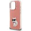 Karl Lagerfeld IML Aquarelle Choupette & Logo iPhone 16 Pro Max tok, rózsaszín