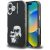 Karl Lagerfeld IML Aquarelle Karl & Choupette & Logo iPhone 16 Case tok, fekete