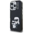 Karl Lagerfeld IML Aquarelle Karl & Choupette & Logo iPhone 16 Pro Case tok, fekete