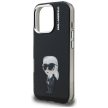 Karl Lagerfeld IML Aquarelle Karl & Logo MagSafe Case iPhone 16 Pro tok, fekete