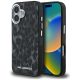 Karl Lagerfeld IML Leopard Pattern MagSafe Case iPhone 16 tok, fekete