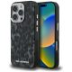 Karl Lagerfeld IML Leopard Pattern MagSafe Case iPhone 16 Pro tok, fekete