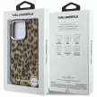 Karl Lagerfeld IML Leopard Pattern MagSafe iPhone 16 Pro Max tok, barna