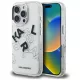Karl Lagerfeld IML Sketched Graphic iPhone 16 Pro tok, átlátszó