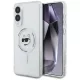 Karl Lagerfeld Button Choupette Head Printed Logo MagSafe Case Samsung Galaxy S25 Edge tok, fehér