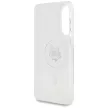 Karl Lagerfeld Button Choupette Head Printed Logo MagSafe Case Samsung Galaxy S25 Edge tok, fehér