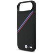 BMW M Tricolor Metal Logo MagSafe iPhone 17 Air tok, fekete