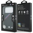 BMW M Tricolor Metal Logo MagSafe iPhone 17 Pro tok, fekete