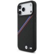 BMW M Tricolor Metal Logo MagSafe iPhone 17 Pro Max tok, fekete