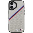 BMW M Tricolor Metal Logo MagSafe iPhone 17 tok, szürke