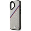 BMW M Tricolor Metal Logo MagSafe iPhone 17 tok, szürke