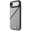 BMW M Tricolor Metal Logo MagSafe iPhone 17 Air tok, szürke
