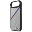 BMW M Tricolor Metal Logo MagSafe iPhone 17 Air tok, szürke