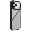 BMW M Tricolor Metal Logo MagSafe iPhone 17 Pro Max tok, szürke