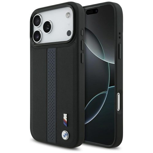 BMW M Perforated Stripe Logo MagSafe iPhone 17 Pro Max tok, kék