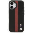 BMW case IPHONE 17 MagSafe BMHMP17S25PCPSKR (PU Perfotated Stripe Logo) tok, piros
