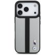 BMW M Perforated Stripe Logo MagSafe Case iPhone 17 Pro tok, szürke