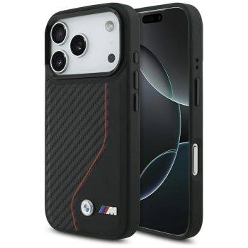 BMW M Carbon Line & Logo MagSafe iPhone 17 Pro tok, piros