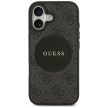 Guess 4G Circle Classic Logo MagSafe iPhone 17 tok, fekete