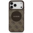 Guess 4G Circle Classic Logo MagSafe iPhone 17 Pro Max tok, barna