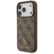 Guess 4G Small Classic Logo MagSafe case iPhone 17 Pro tok, barna