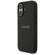 Guess Grained Ring MagSafe case iPhone 17 tok, fekete