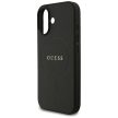 Guess Grained Ring MagSafe case iPhone 17 tok, fekete
