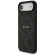 GUESS iPhone 17 Air MagSafe GUHMP17MG4GFRK (PU 4G Ring Classic Logo) tok, fekete