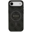 GUESS iPhone 17 Air MagSafe GUHMP17MG4GFRK (PU 4G Ring Classic Logo) tok, fekete