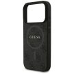 GUESS iPhone 17 Pro MagSafe GUHMP17LG4GFRK (PU 4G Ring Classic Logo) tok, fekete