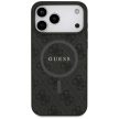 GUESS iPhone 17 Pro Max MagSafe GUHMP17XG4GFRK (PU 4G Ring Classic Logo) tok, fekete