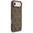 GUESS iPhone 17 Air MagSafe GUHMP17MG4GFRW (PU 4G Ring Classic Logo) tok, barna